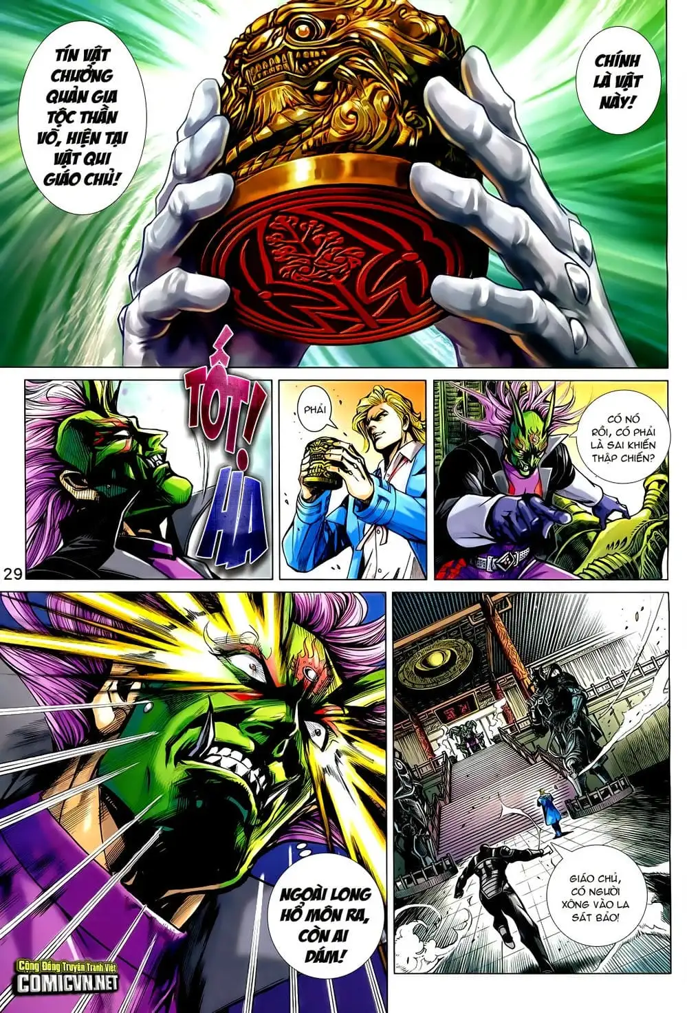 Truyện Tranh Tân Tác Long Hổ Môn trang 4