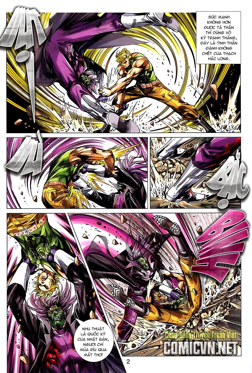 Truyện Tranh Tân Tác Long Hổ Môn trang 4