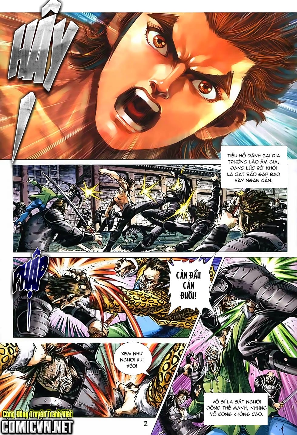 Truyện Tranh Tân Tác Long Hổ Môn trang 4