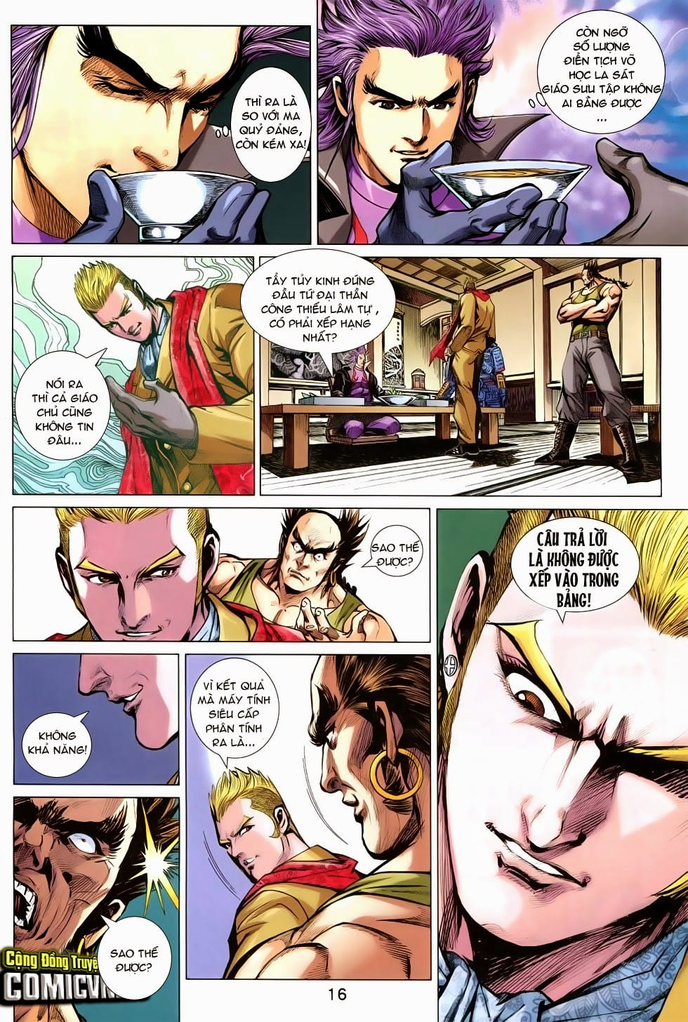 Truyện Tranh Tân Tác Long Hổ Môn trang 4