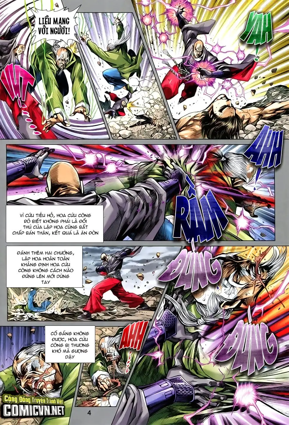 Truyện Tranh Tân Tác Long Hổ Môn trang 4