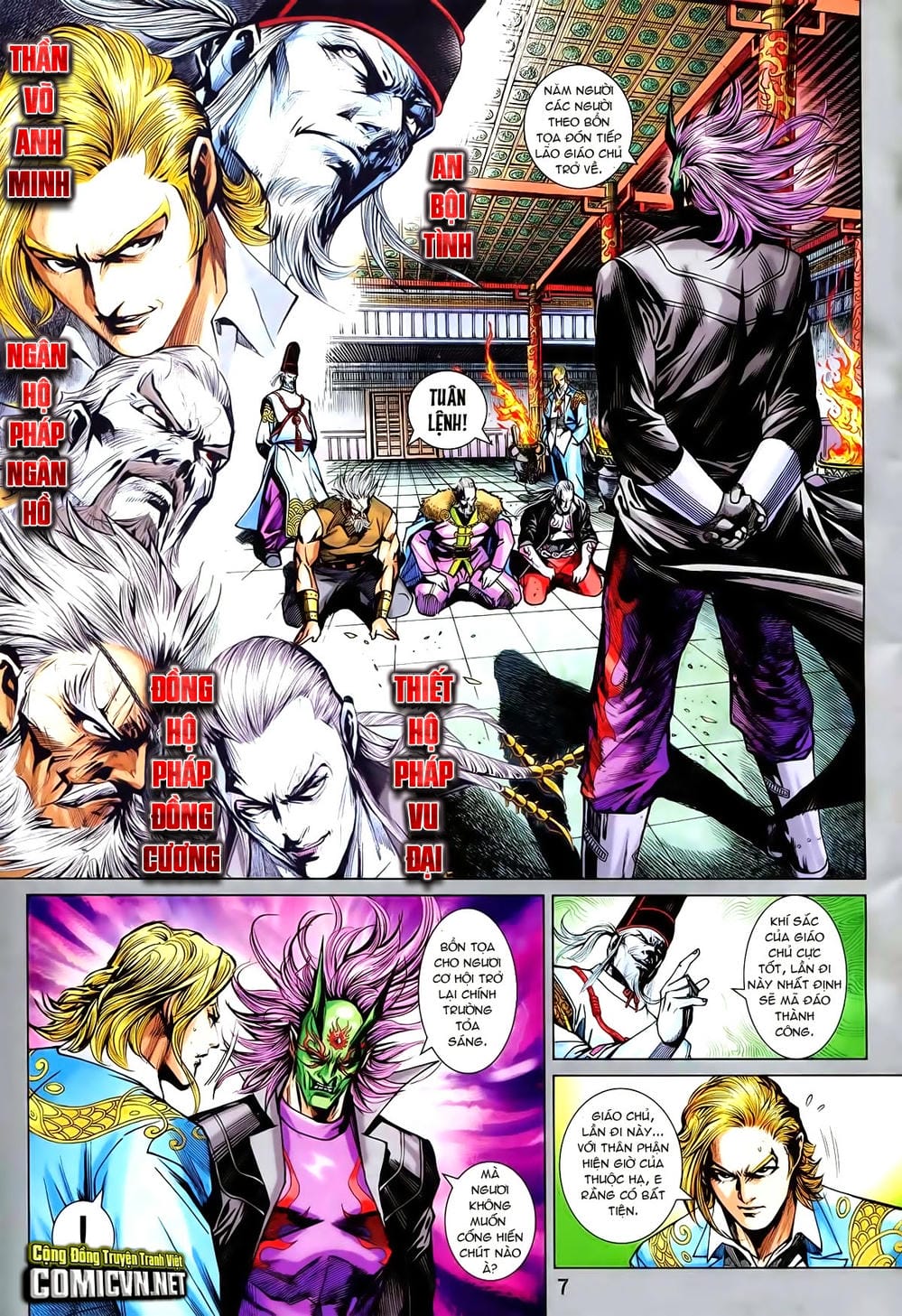 Truyện Tranh Tân Tác Long Hổ Môn trang 4