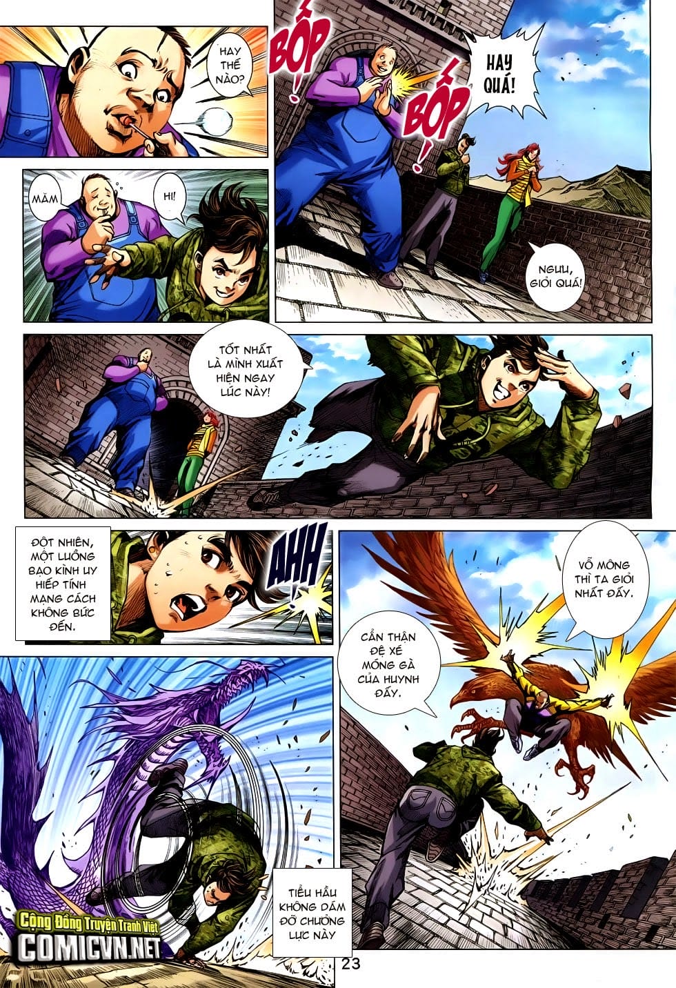 Truyện Tranh Tân Tác Long Hổ Môn trang 4