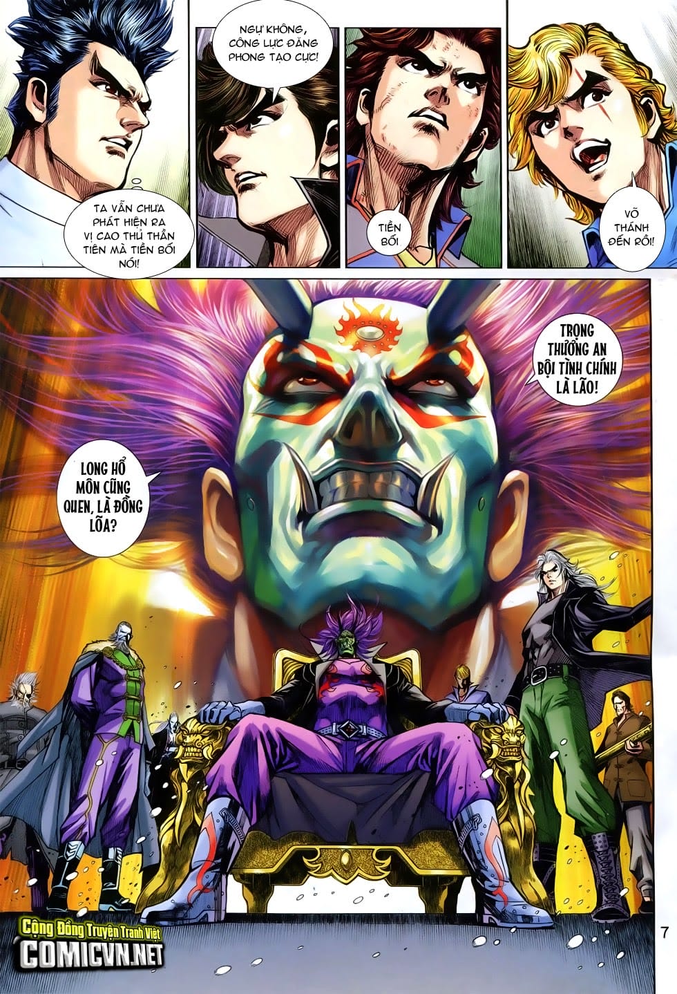 Truyện Tranh Tân Tác Long Hổ Môn trang 4