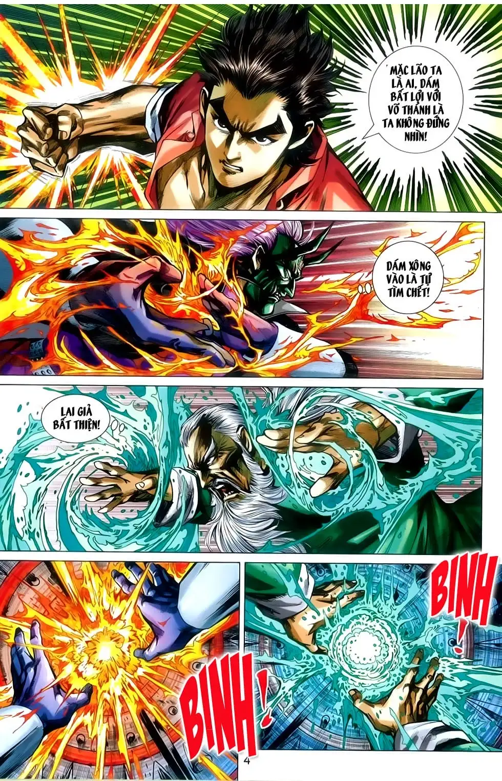 Truyện Tranh Tân Tác Long Hổ Môn trang 4