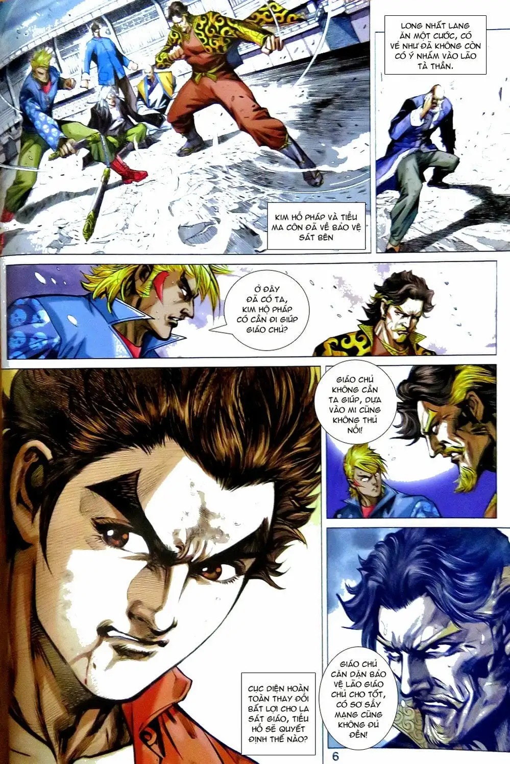 Truyện Tranh Tân Tác Long Hổ Môn trang 4