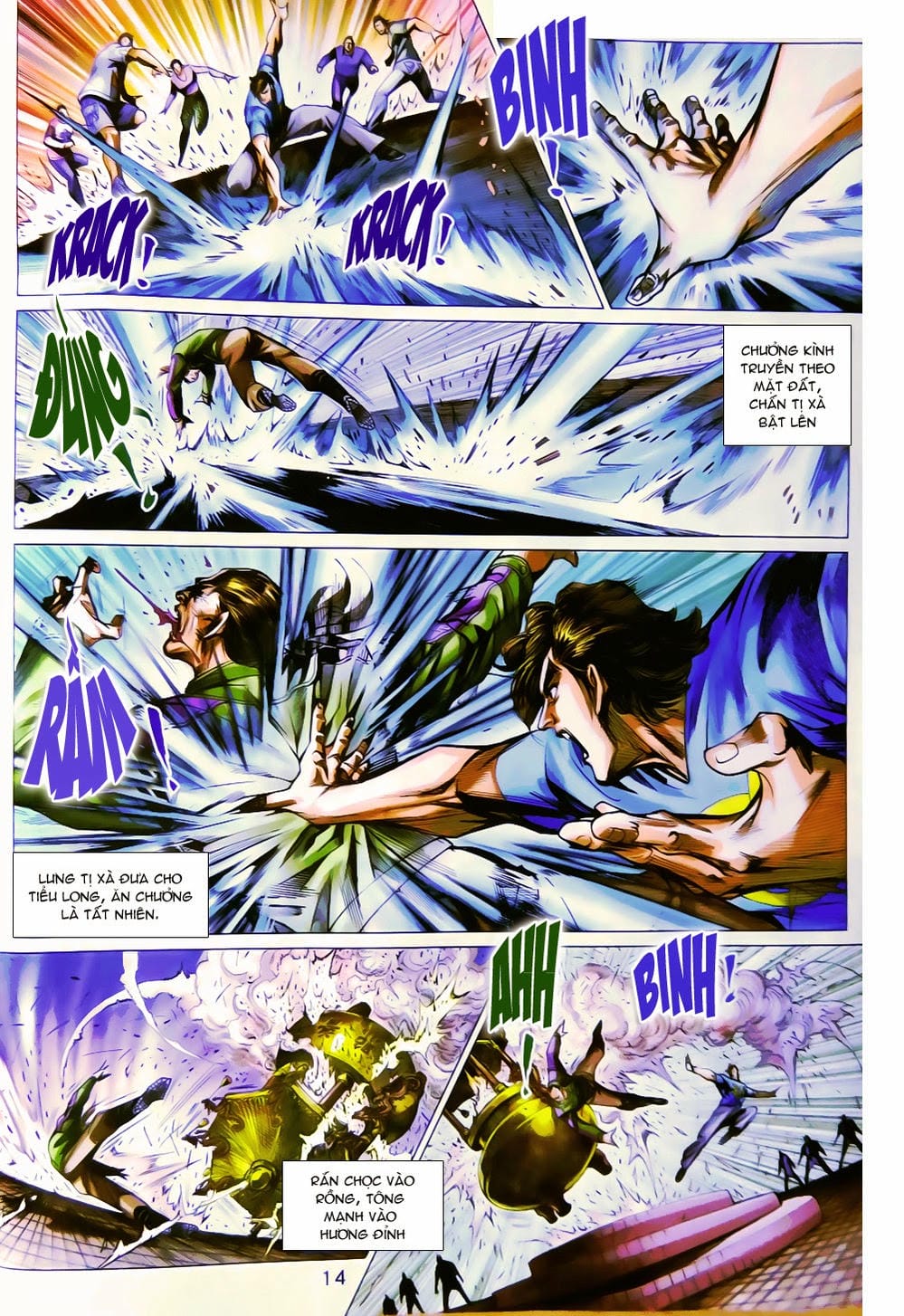 Truyện Tranh Tân Tác Long Hổ Môn trang 4