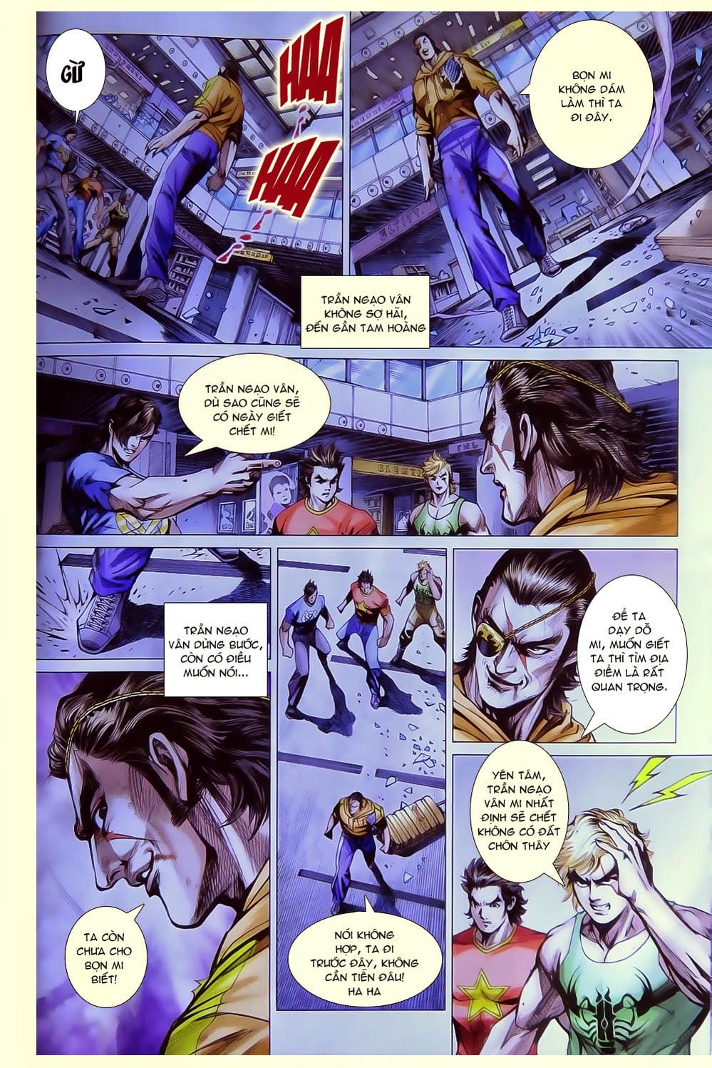 Truyện Tranh Tân Tác Long Hổ Môn trang 4