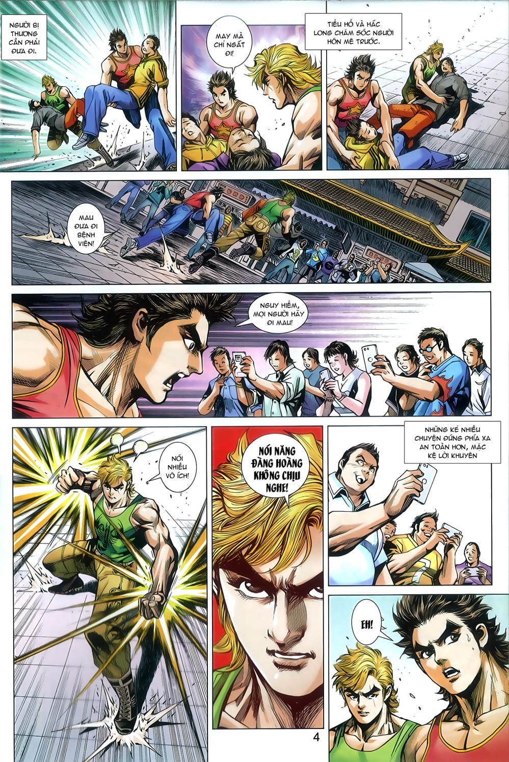Truyện Tranh Tân Tác Long Hổ Môn trang 4