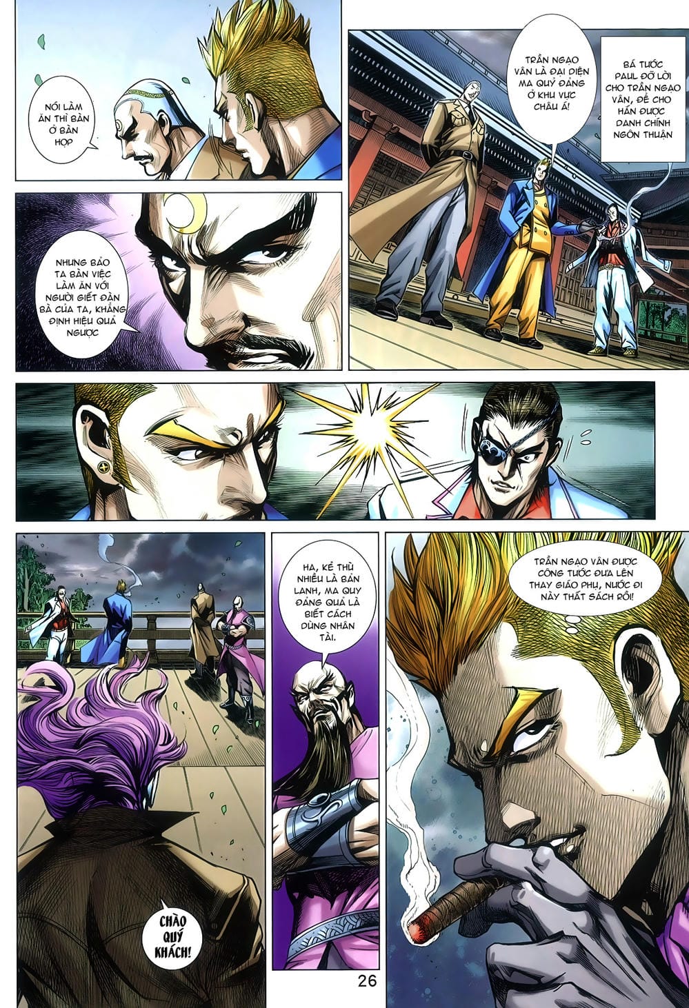 Truyện Tranh Tân Tác Long Hổ Môn trang 4