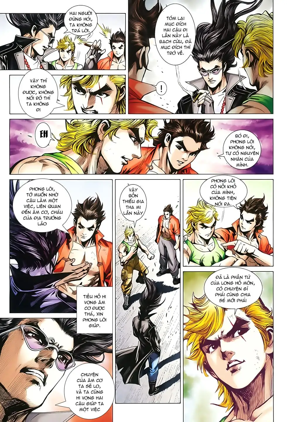 Truyện Tranh Tân Tác Long Hổ Môn trang 4