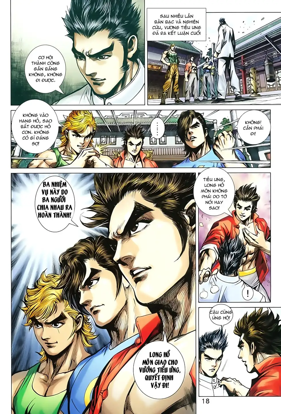 Truyện Tranh Tân Tác Long Hổ Môn trang 4