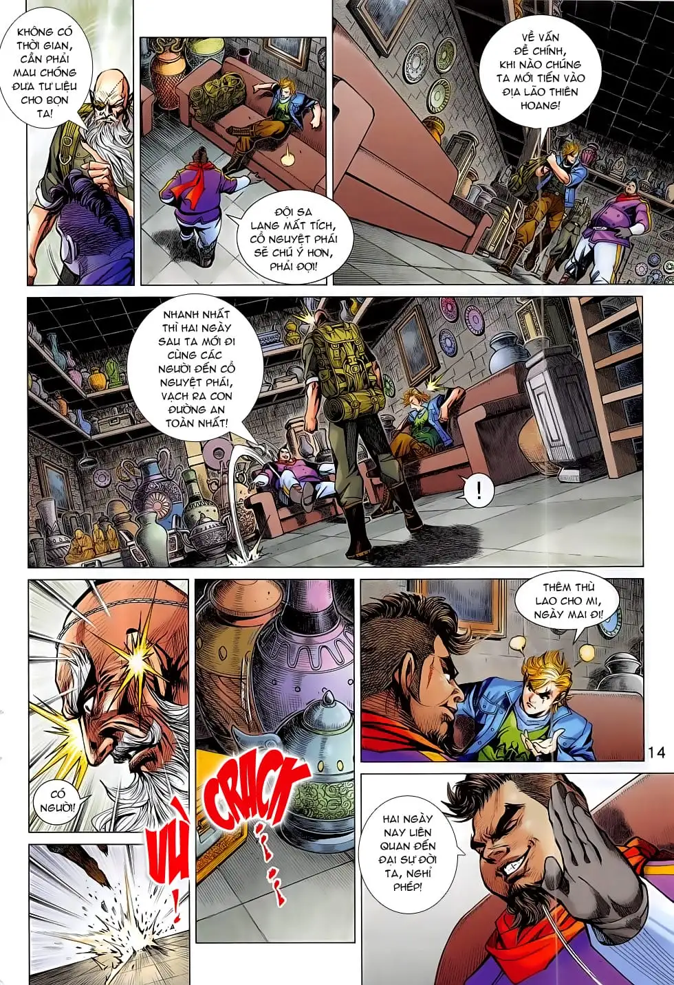 Truyện Tranh Tân Tác Long Hổ Môn trang 4