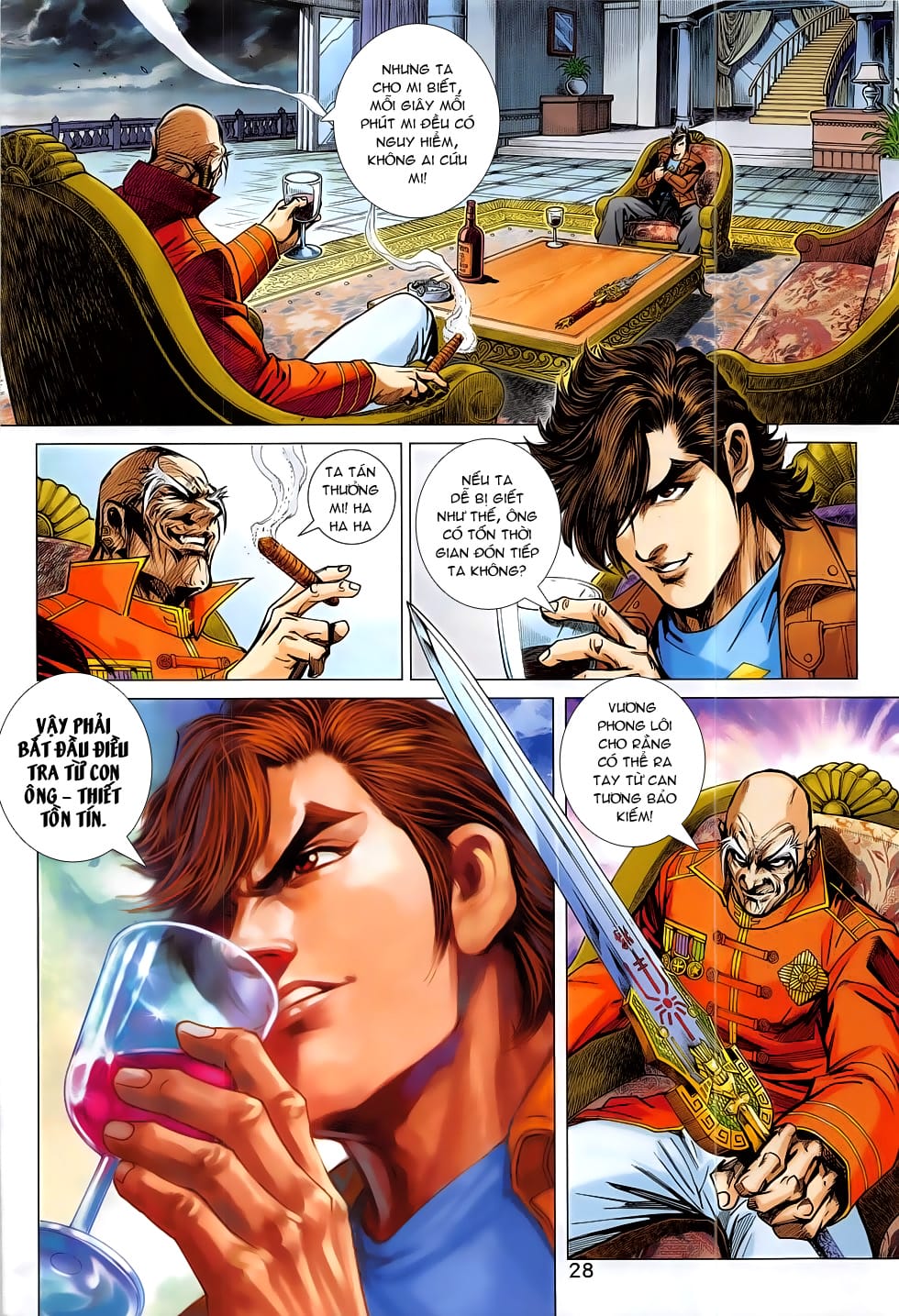 Truyện Tranh Tân Tác Long Hổ Môn trang 4