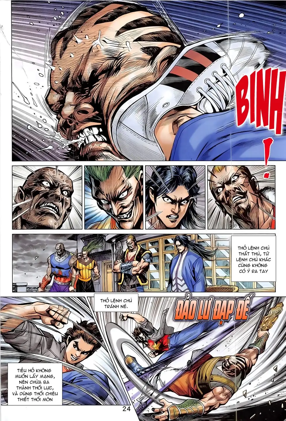 Truyện Tranh Tân Tác Long Hổ Môn trang 4