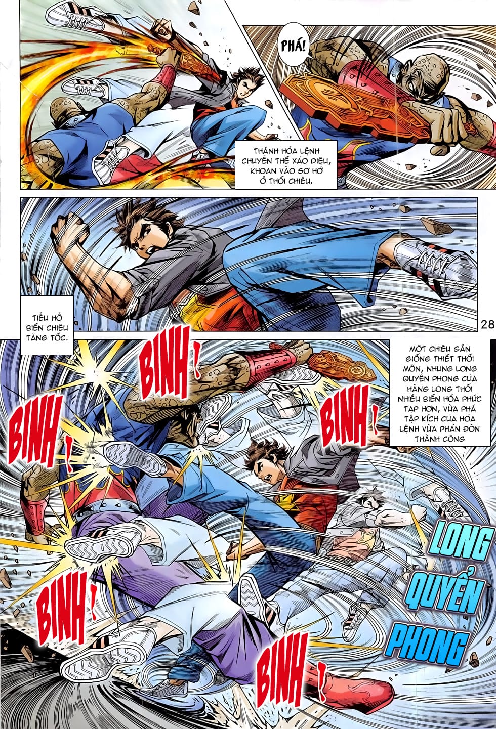 Truyện Tranh Tân Tác Long Hổ Môn trang 4