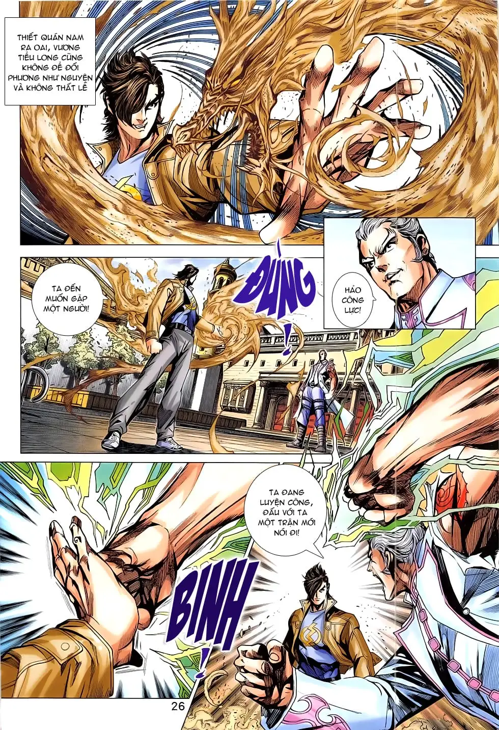 Truyện Tranh Tân Tác Long Hổ Môn trang 4