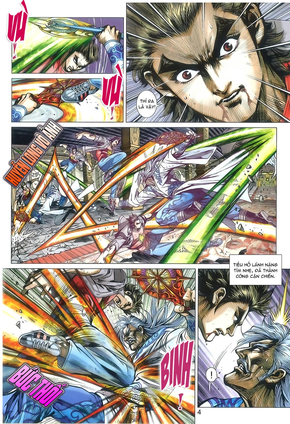 Truyện Tranh Tân Tác Long Hổ Môn trang 4