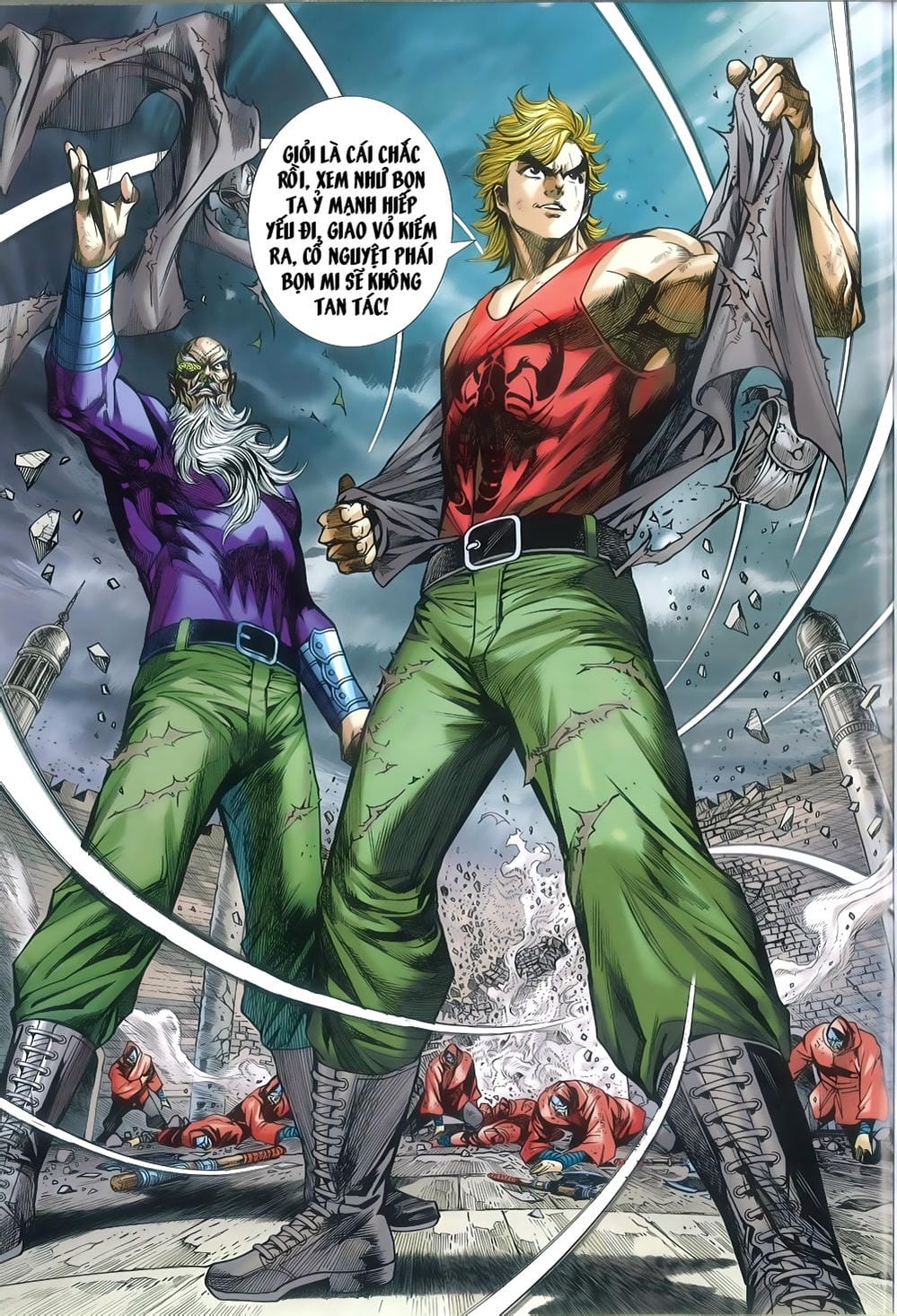 Truyện Tranh Tân Tác Long Hổ Môn trang 4