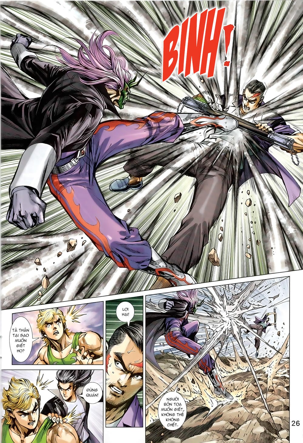 Truyện Tranh Tân Tác Long Hổ Môn trang 4