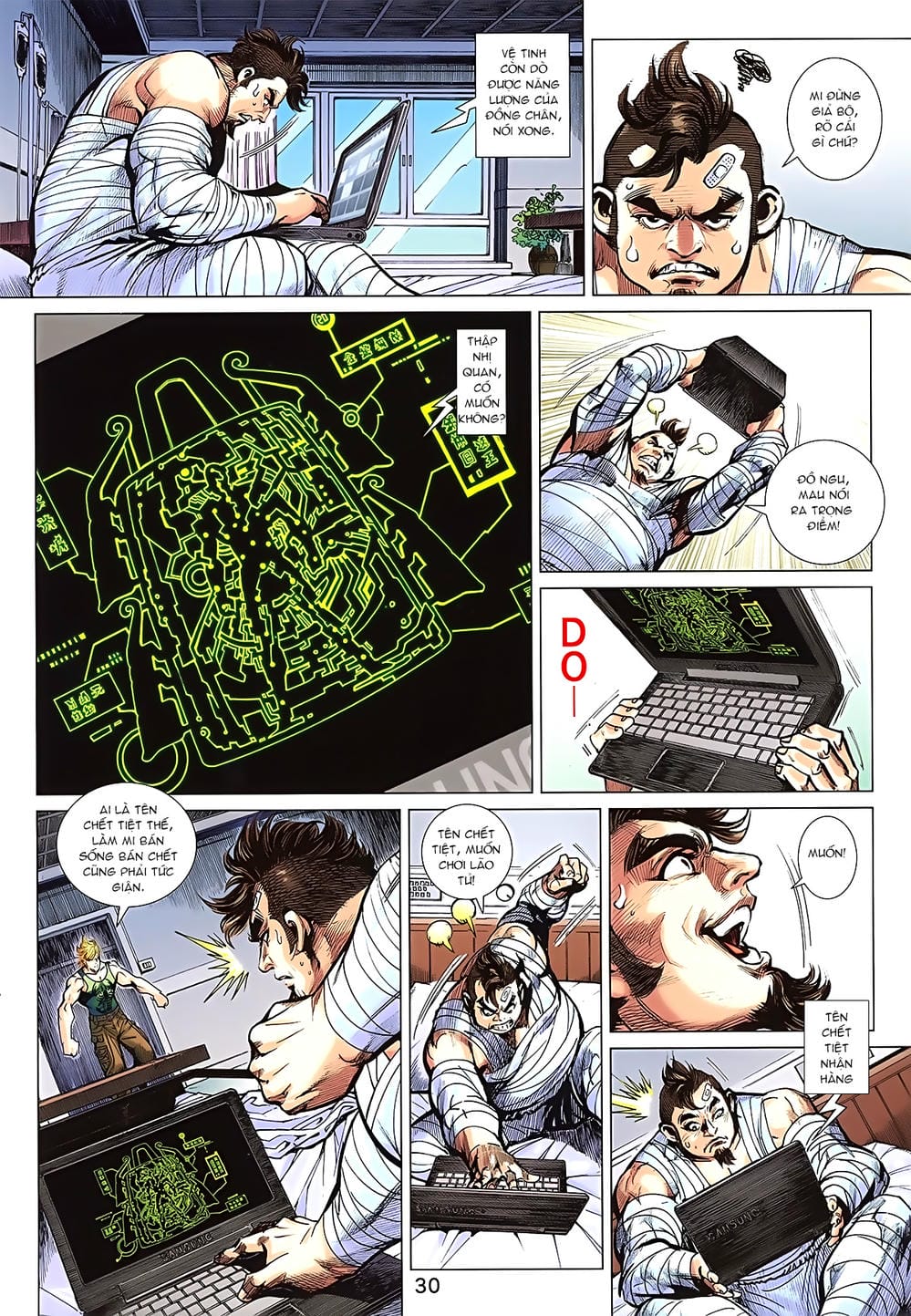 Truyện Tranh Tân Tác Long Hổ Môn trang 4