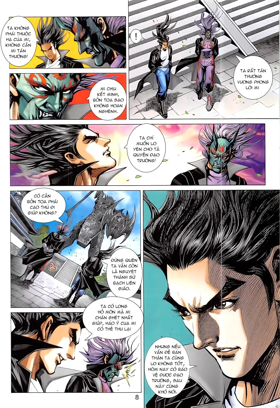 Truyện Tranh Tân Tác Long Hổ Môn trang 4