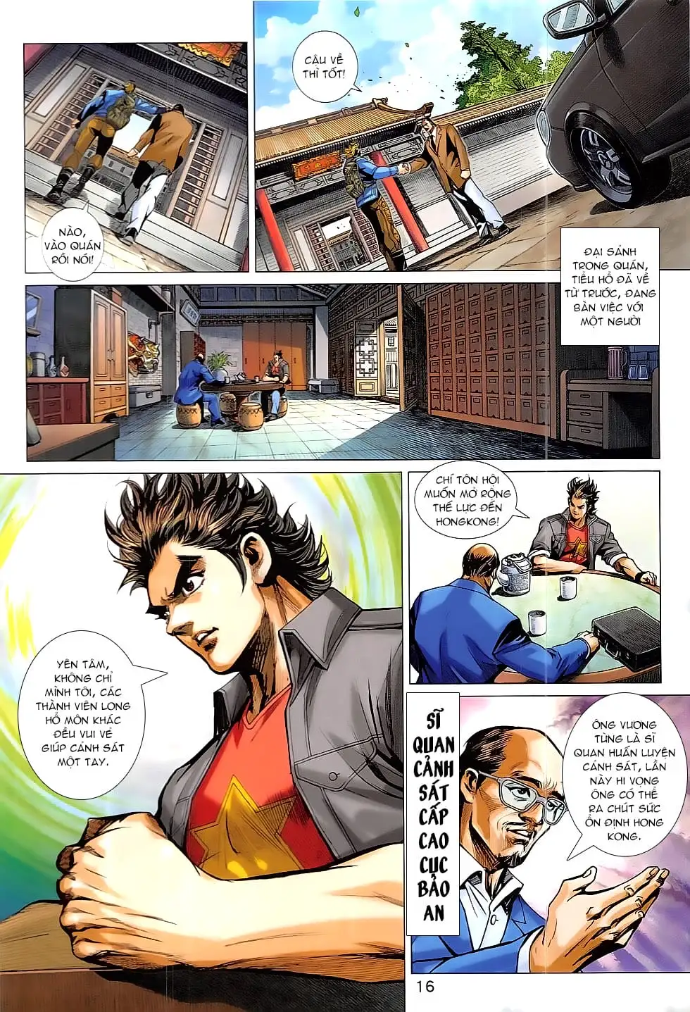 Truyện Tranh Tân Tác Long Hổ Môn trang 4