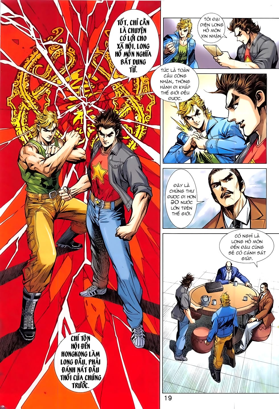 Truyện Tranh Tân Tác Long Hổ Môn trang 4