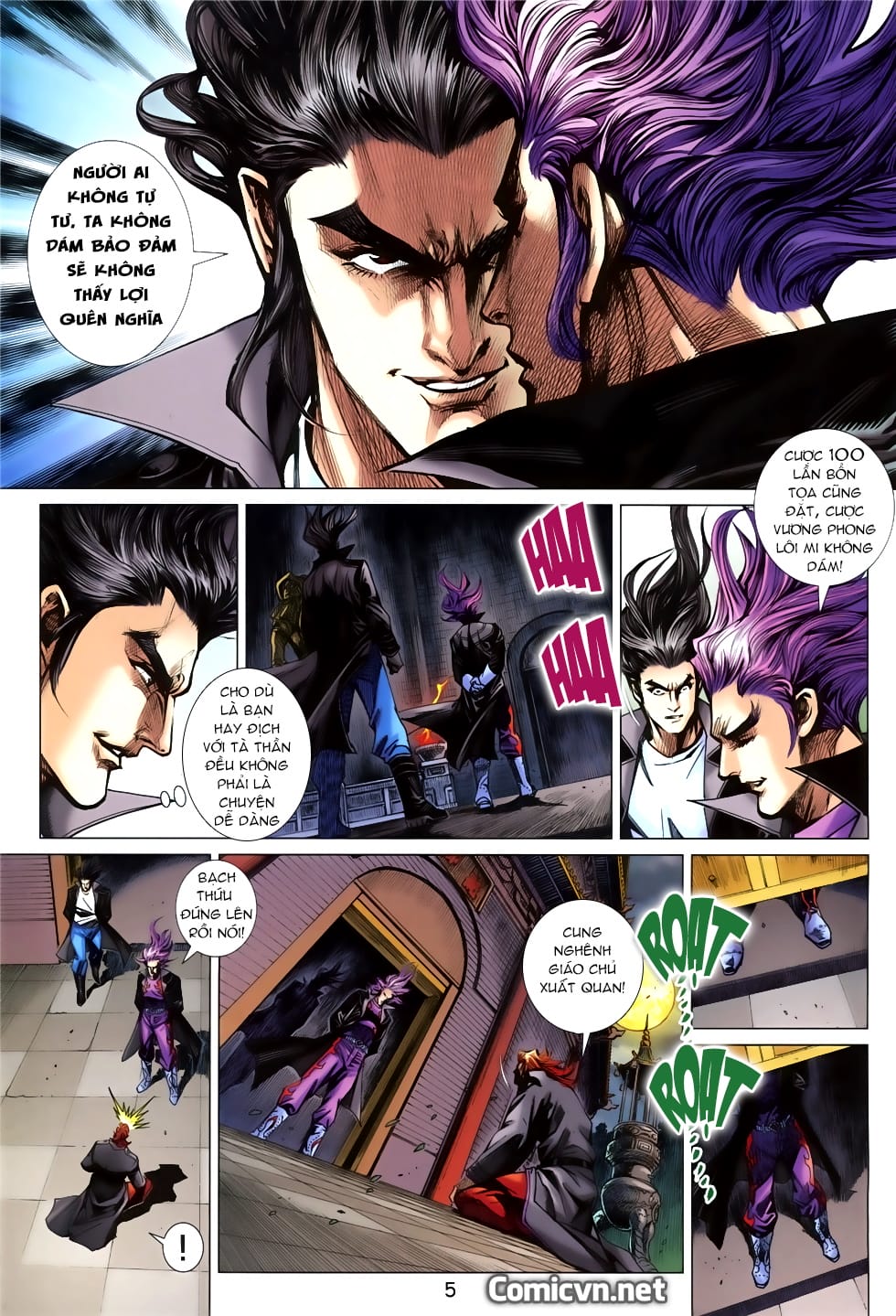 Truyện Tranh Tân Tác Long Hổ Môn trang 4