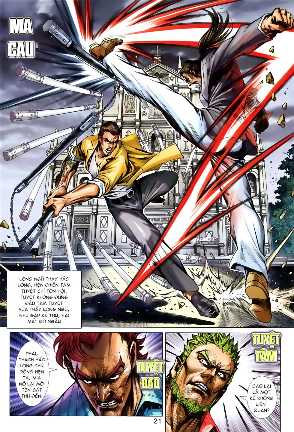 Truyện Tranh Tân Tác Long Hổ Môn trang 4