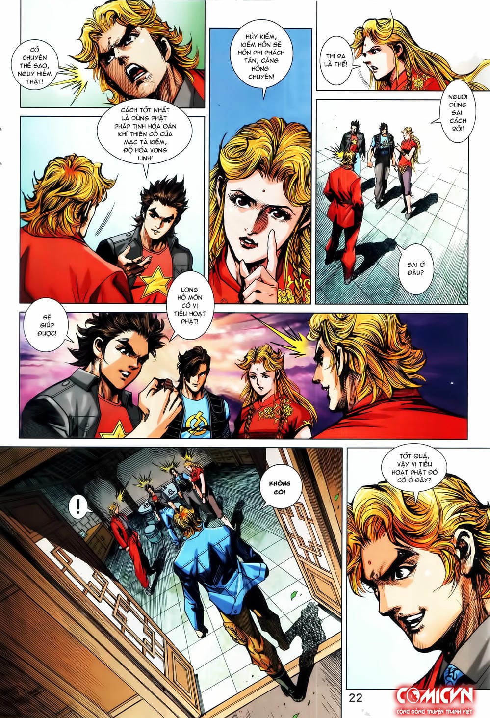 Truyện Tranh Tân Tác Long Hổ Môn trang 4