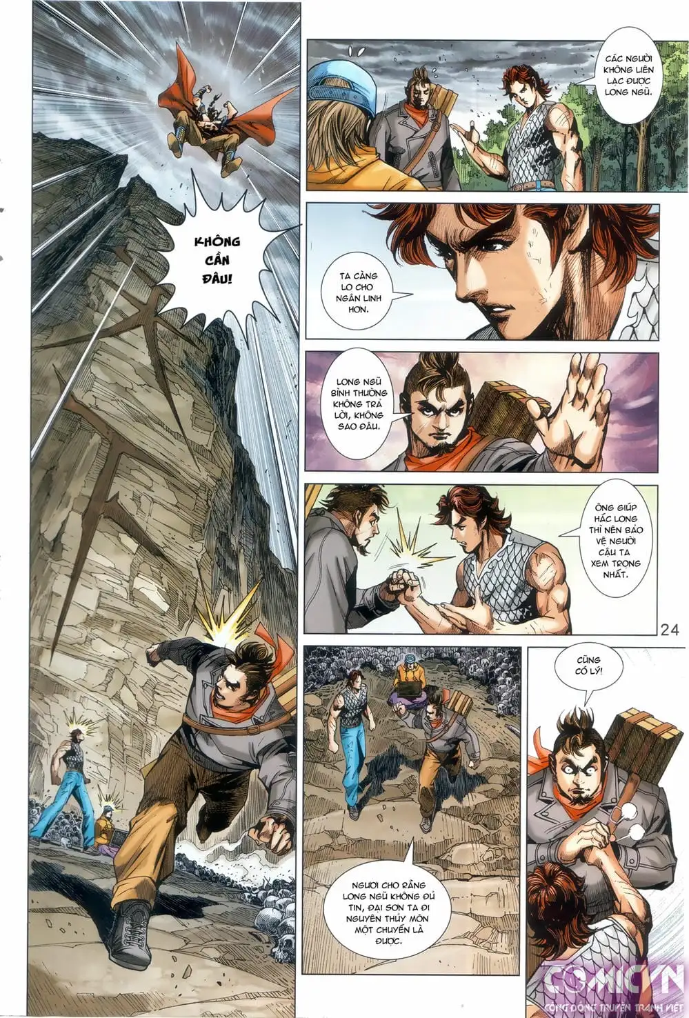 Truyện Tranh Tân Tác Long Hổ Môn trang 4