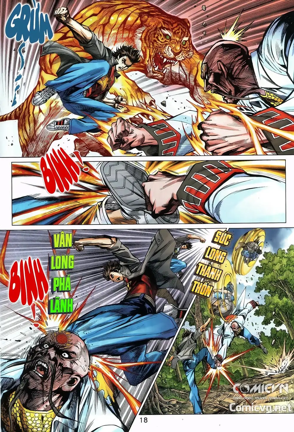 Truyện Tranh Tân Tác Long Hổ Môn trang 4