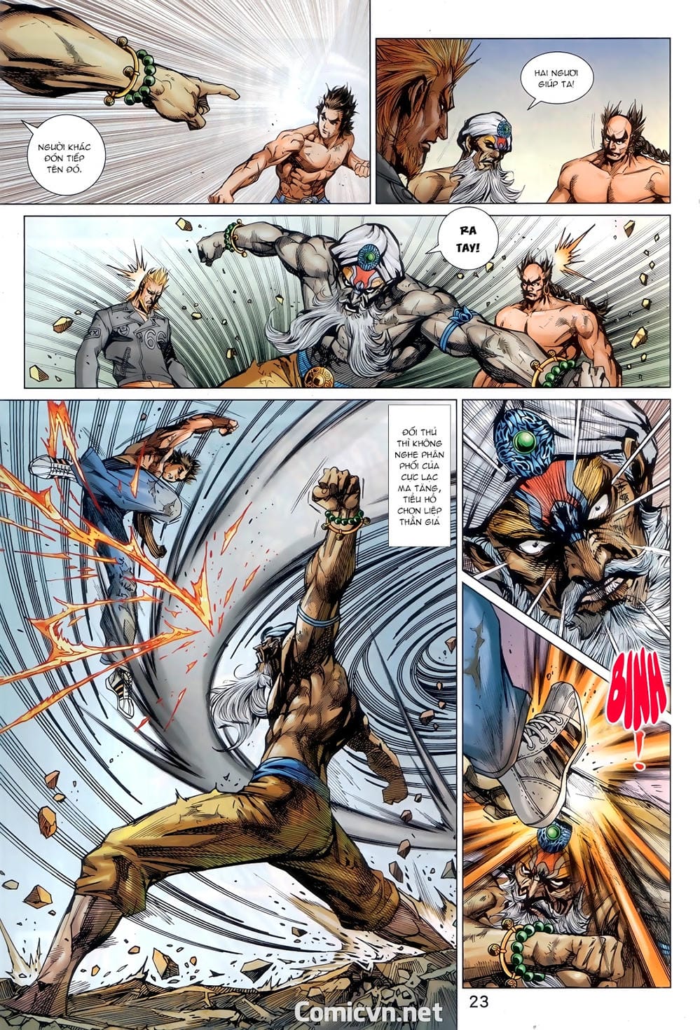 Truyện Tranh Tân Tác Long Hổ Môn trang 4