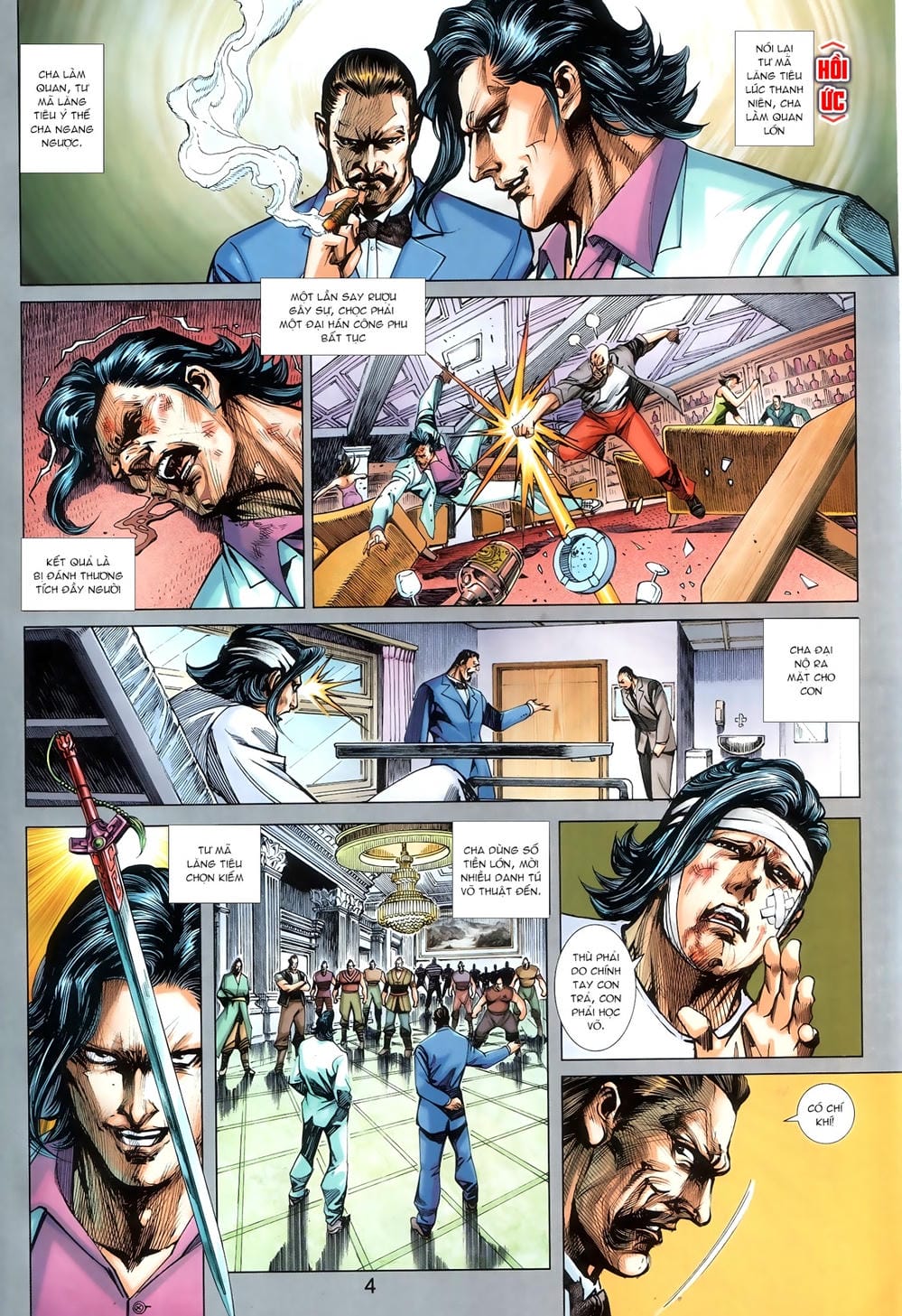 Truyện Tranh Tân Tác Long Hổ Môn trang 4