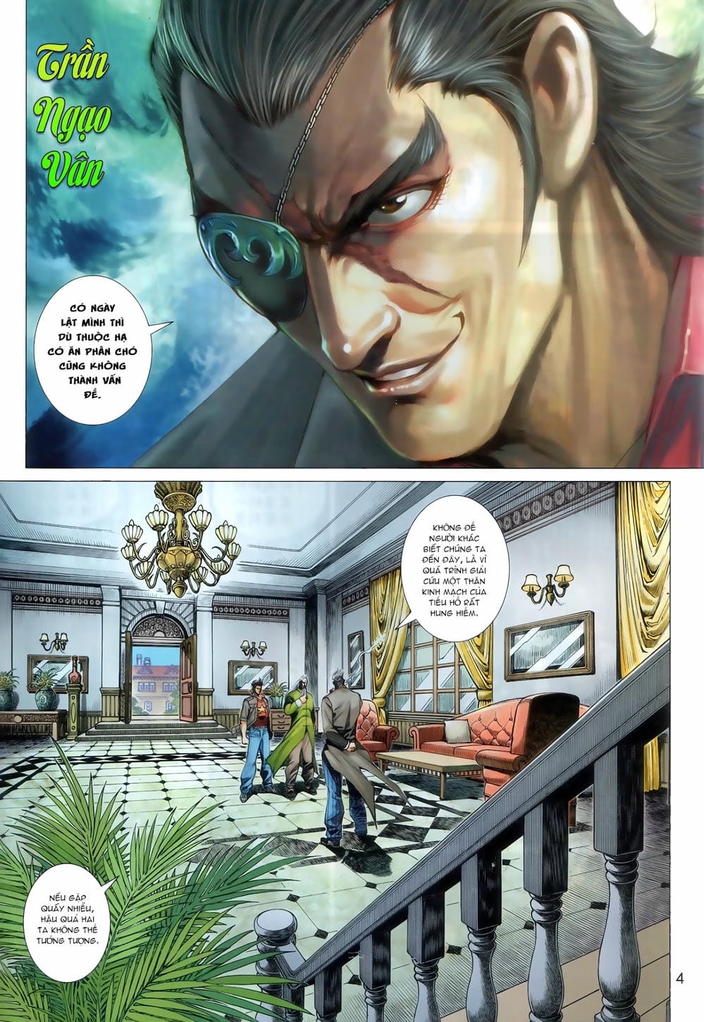 Truyện Tranh Tân Tác Long Hổ Môn trang 4