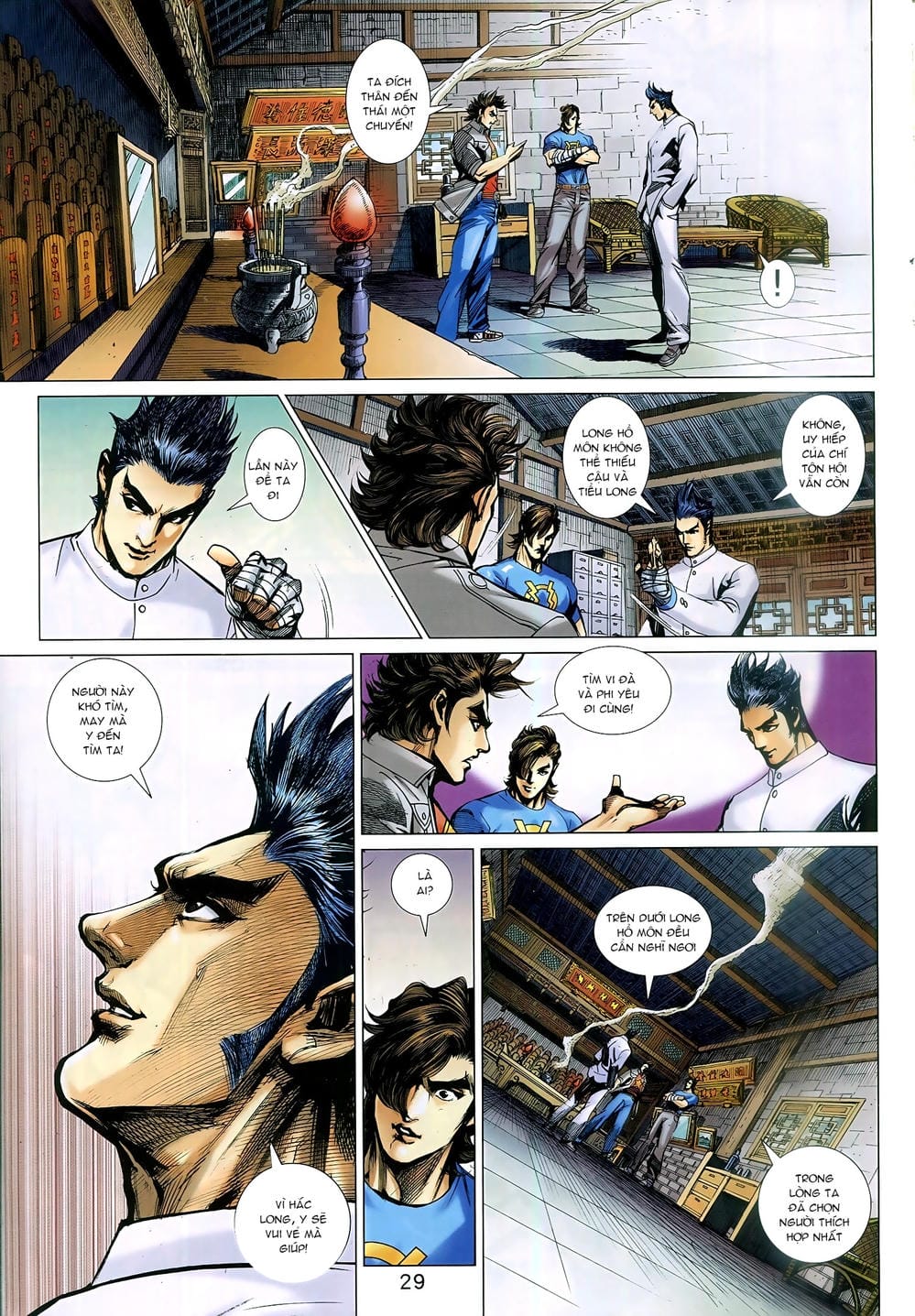Truyện Tranh Tân Tác Long Hổ Môn trang 4