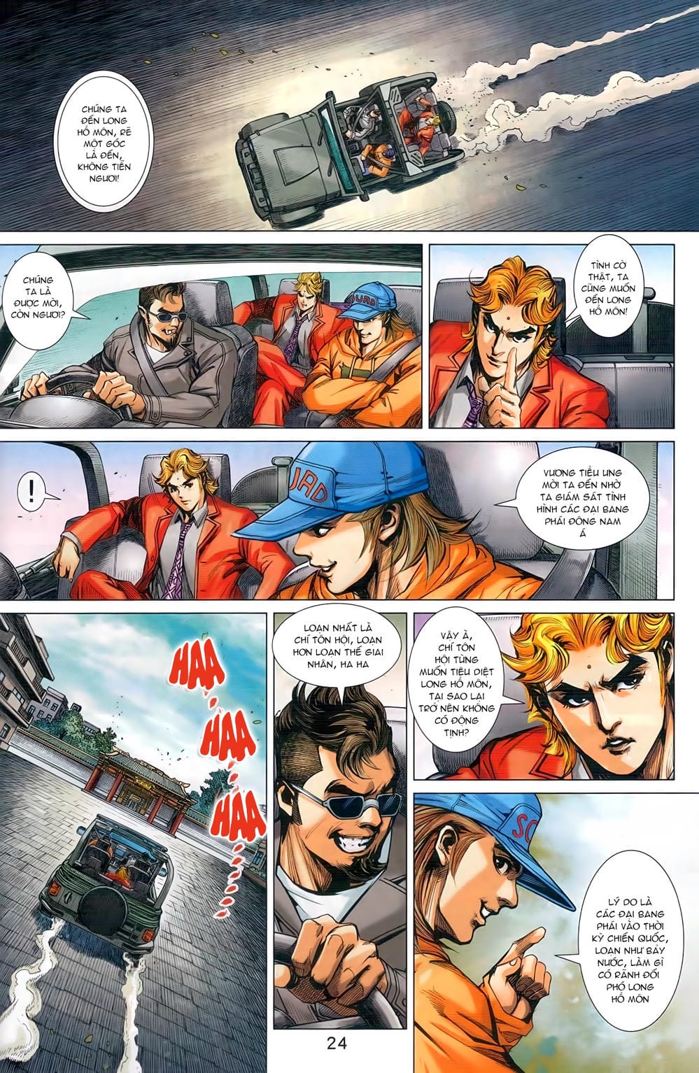 Truyện Tranh Tân Tác Long Hổ Môn trang 4