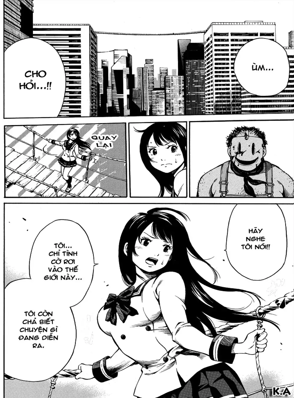 Truyện Tranh Đối Đầu Với Trọng Lực - Tenkuu Shinpan trang 4