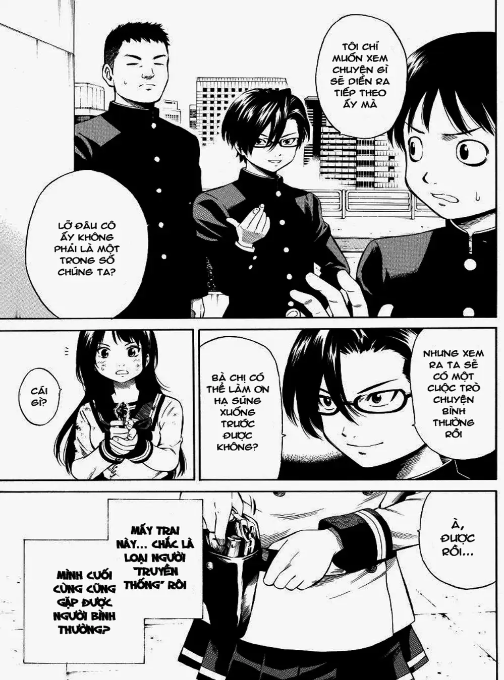 Truyện Tranh Đối Đầu Với Trọng Lực - Tenkuu Shinpan trang 4