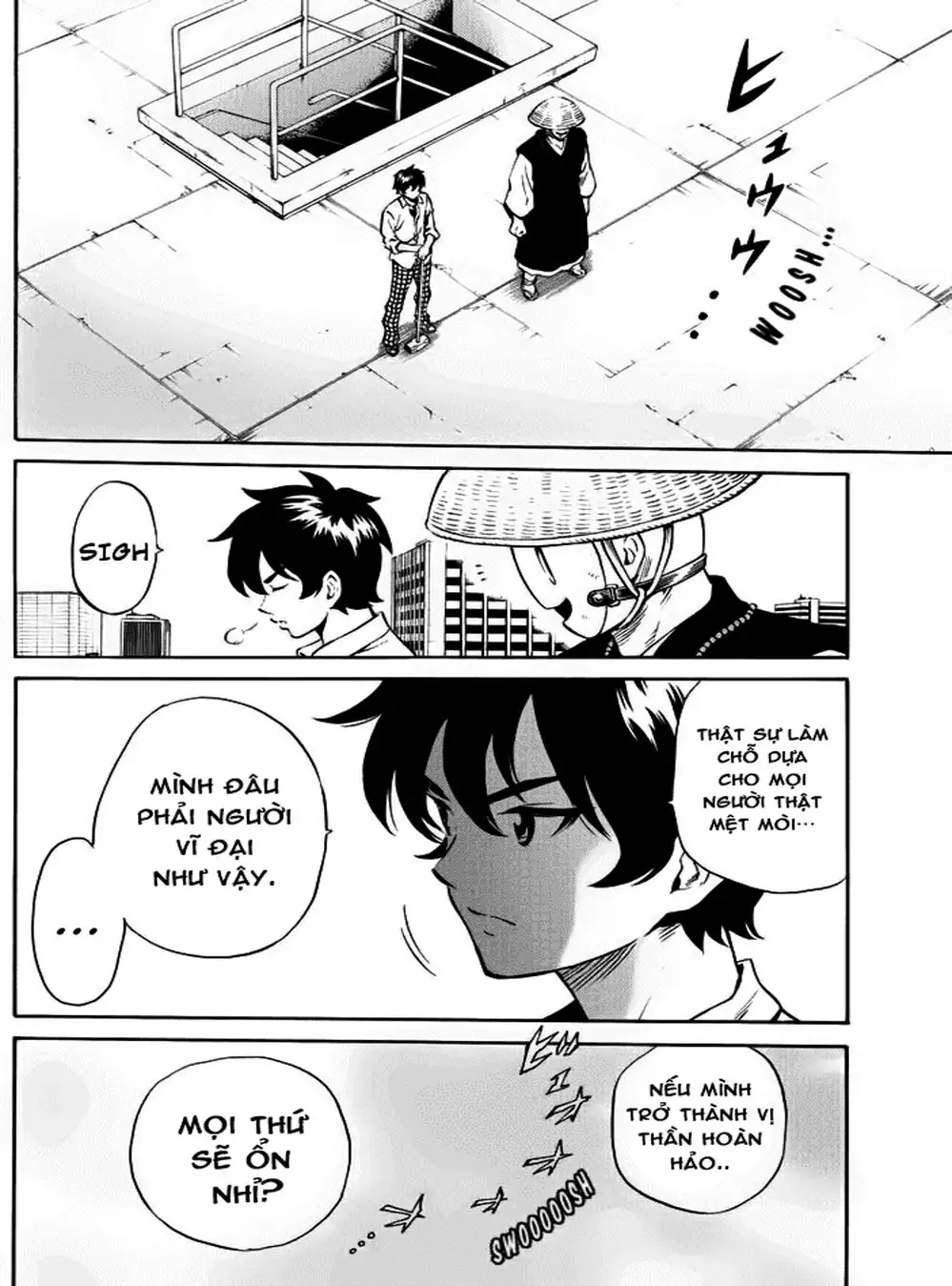 Truyện Tranh Đối Đầu Với Trọng Lực - Tenkuu Shinpan trang 4