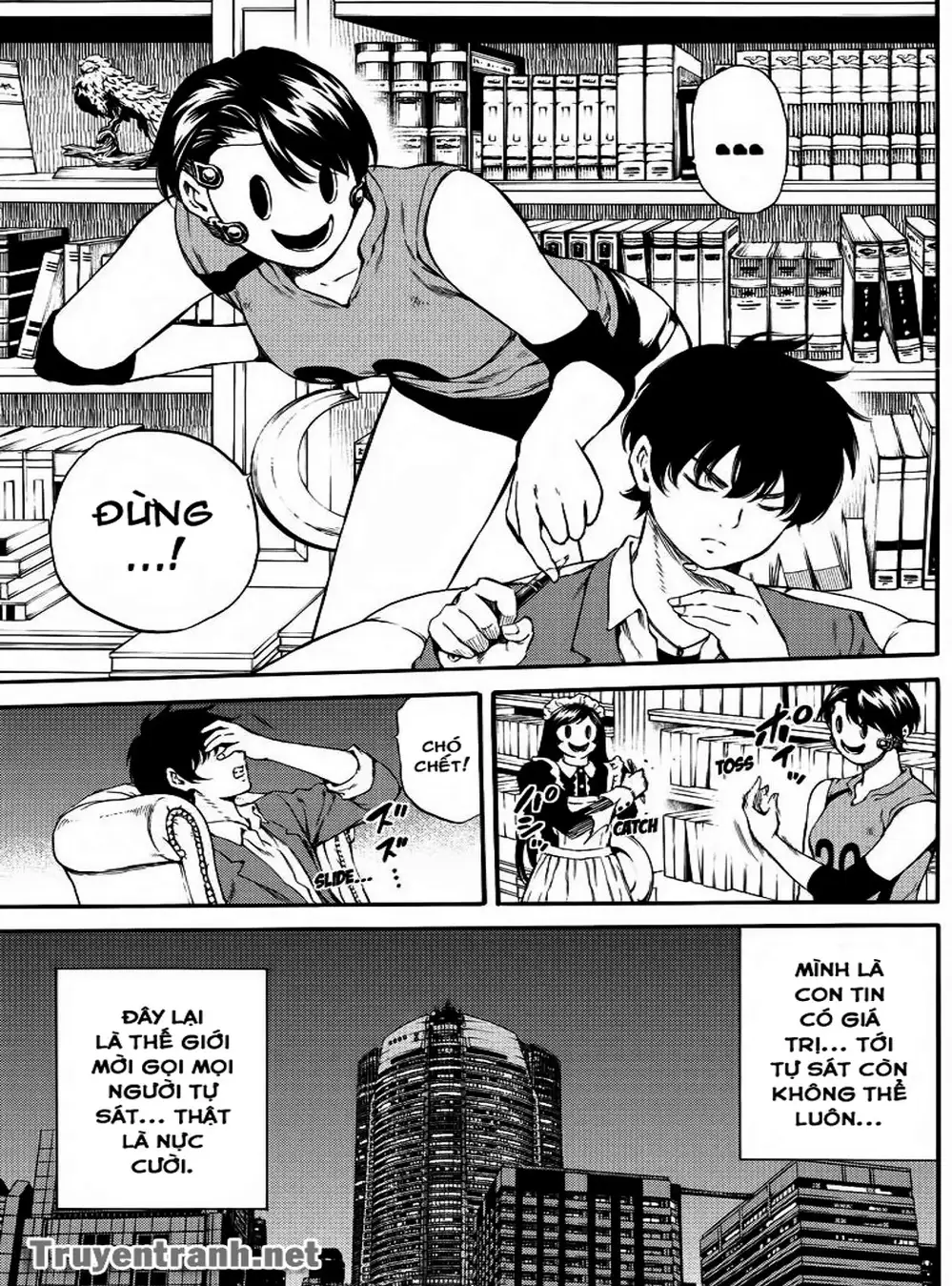 Truyện Tranh Đối Đầu Với Trọng Lực - Tenkuu Shinpan trang 4