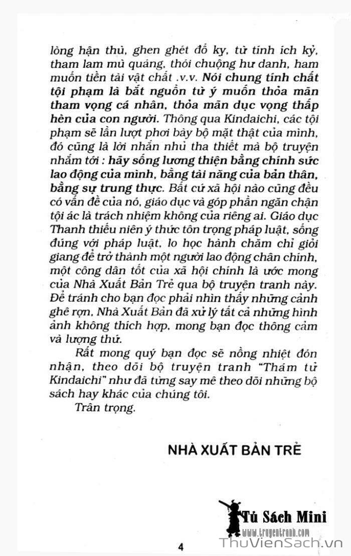 Truyện Tranh Thám Tử Kindaichi trang 4