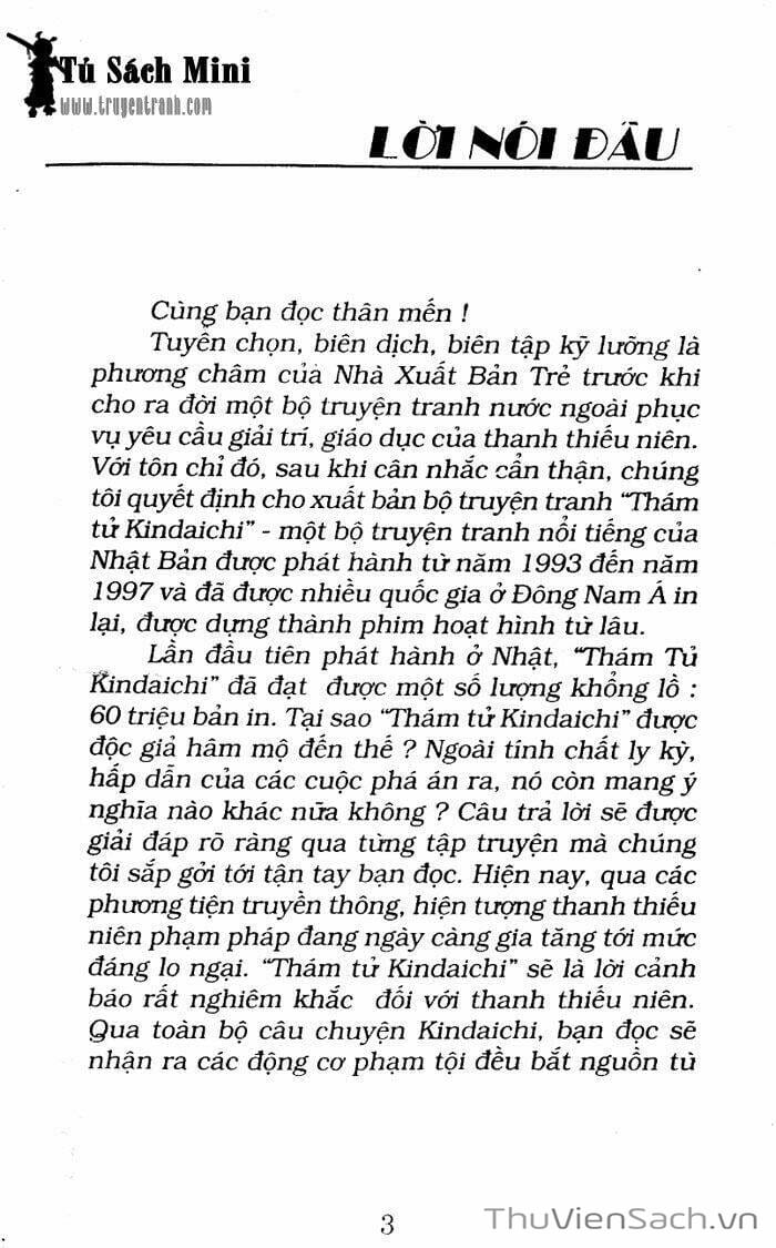 Truyện Tranh Thám Tử Kindaichi trang 4
