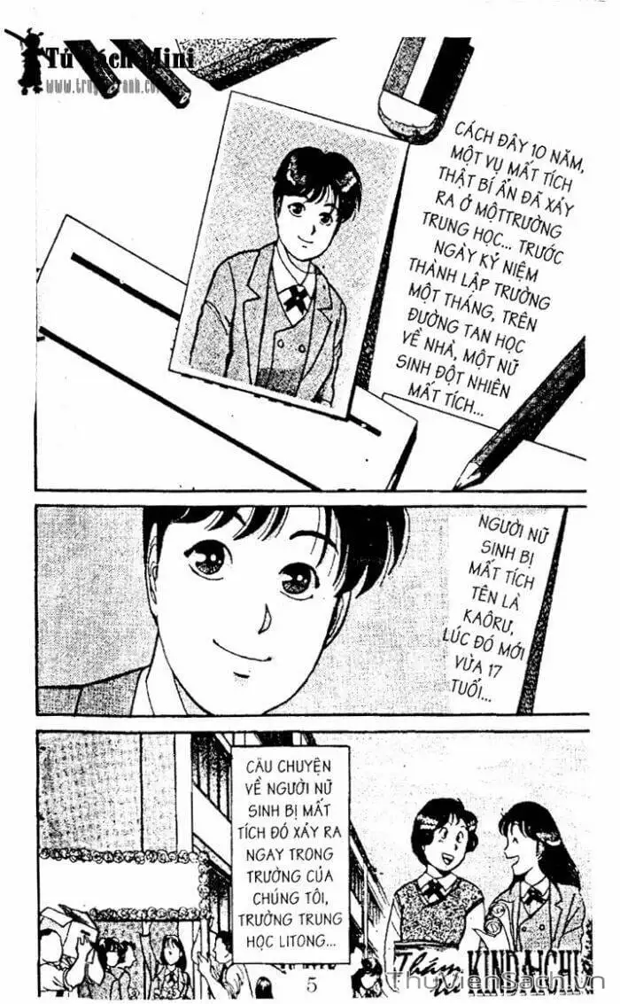 Truyện Tranh Thám Tử Kindaichi trang 4