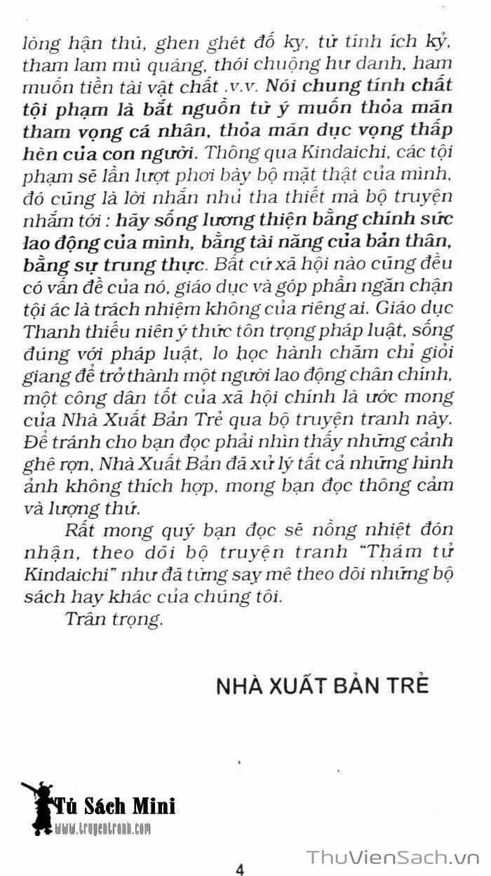 Truyện Tranh Thám Tử Kindaichi trang 4