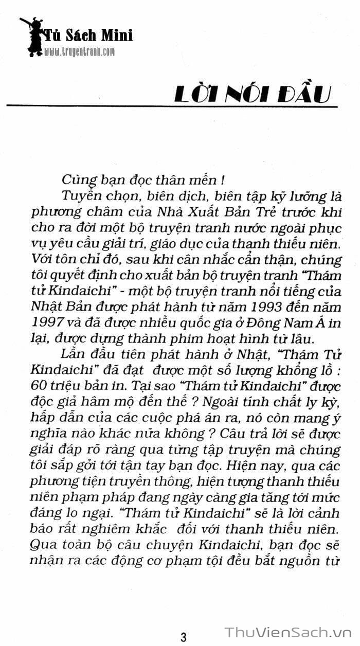 Truyện Tranh Thám Tử Kindaichi trang 4