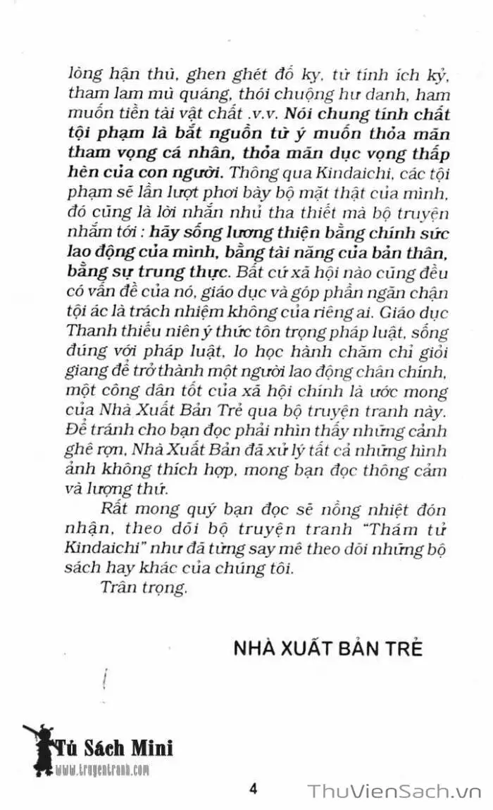 Truyện Tranh Thám Tử Kindaichi trang 4