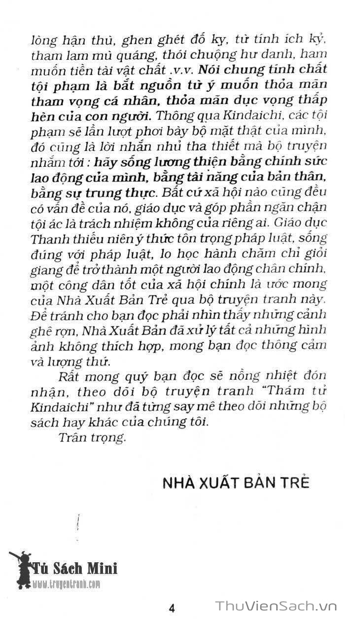 Truyện Tranh Thám Tử Kindaichi trang 4