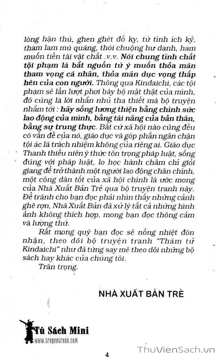Truyện Tranh Thám Tử Kindaichi trang 4
